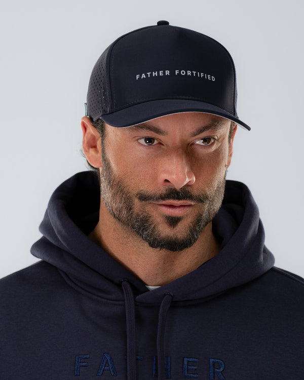 Father Fortified Legacy Signature Cap Midnight - Main cropped front