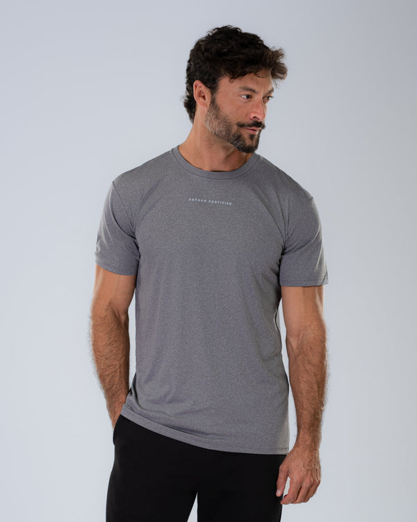 Father Fortified Apex Tech Tee Graphite - Main cropped front