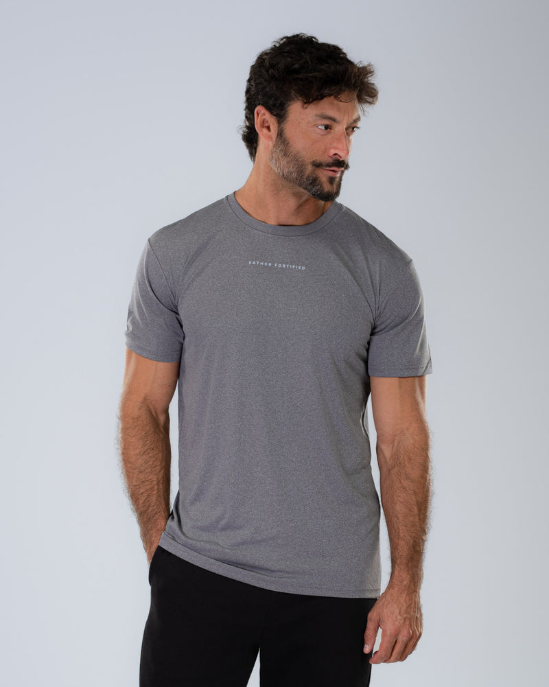 Father Fortified Apex Tech Tee Graphite - Main cropped front