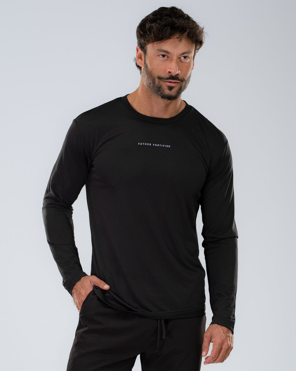 Father Fortified Range Tech Long Sleeve Black - Main cropped front