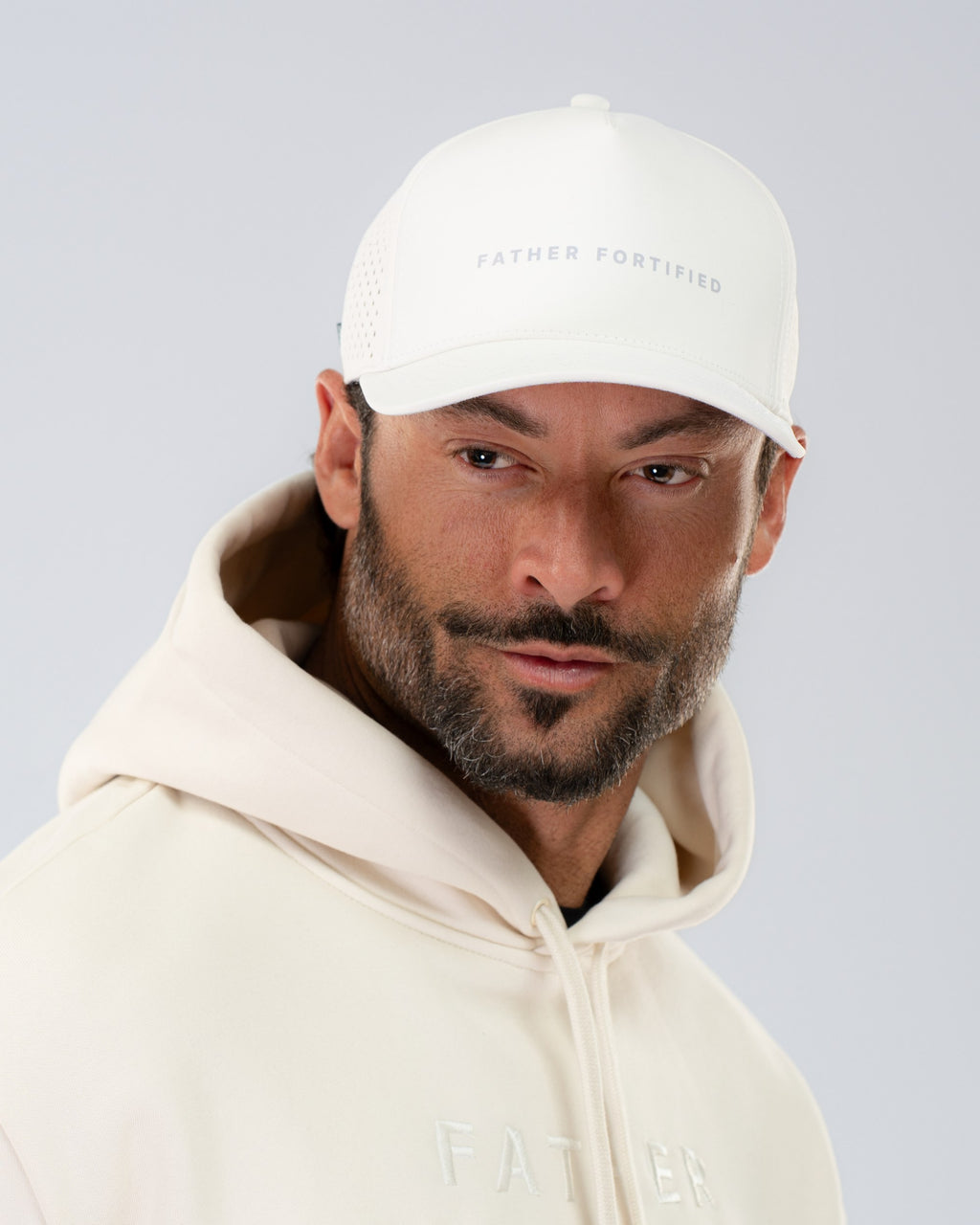 Father Fortified Legacy Signature Cap White - Main cropped front