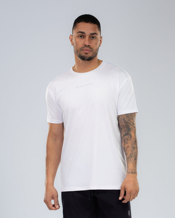 Father Fortified Apex Tech Tee White - Main cropped front