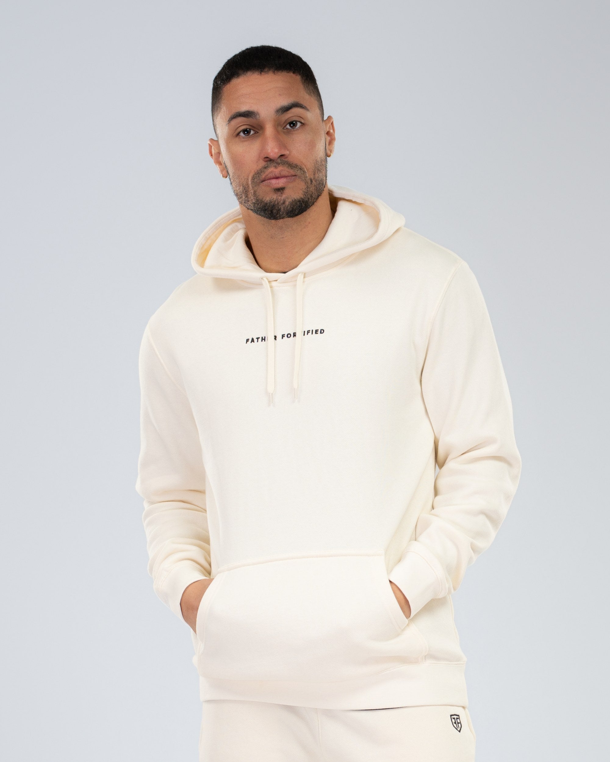 Father Fortified Anchor Midweight Pullover Ecru - Main cropped front