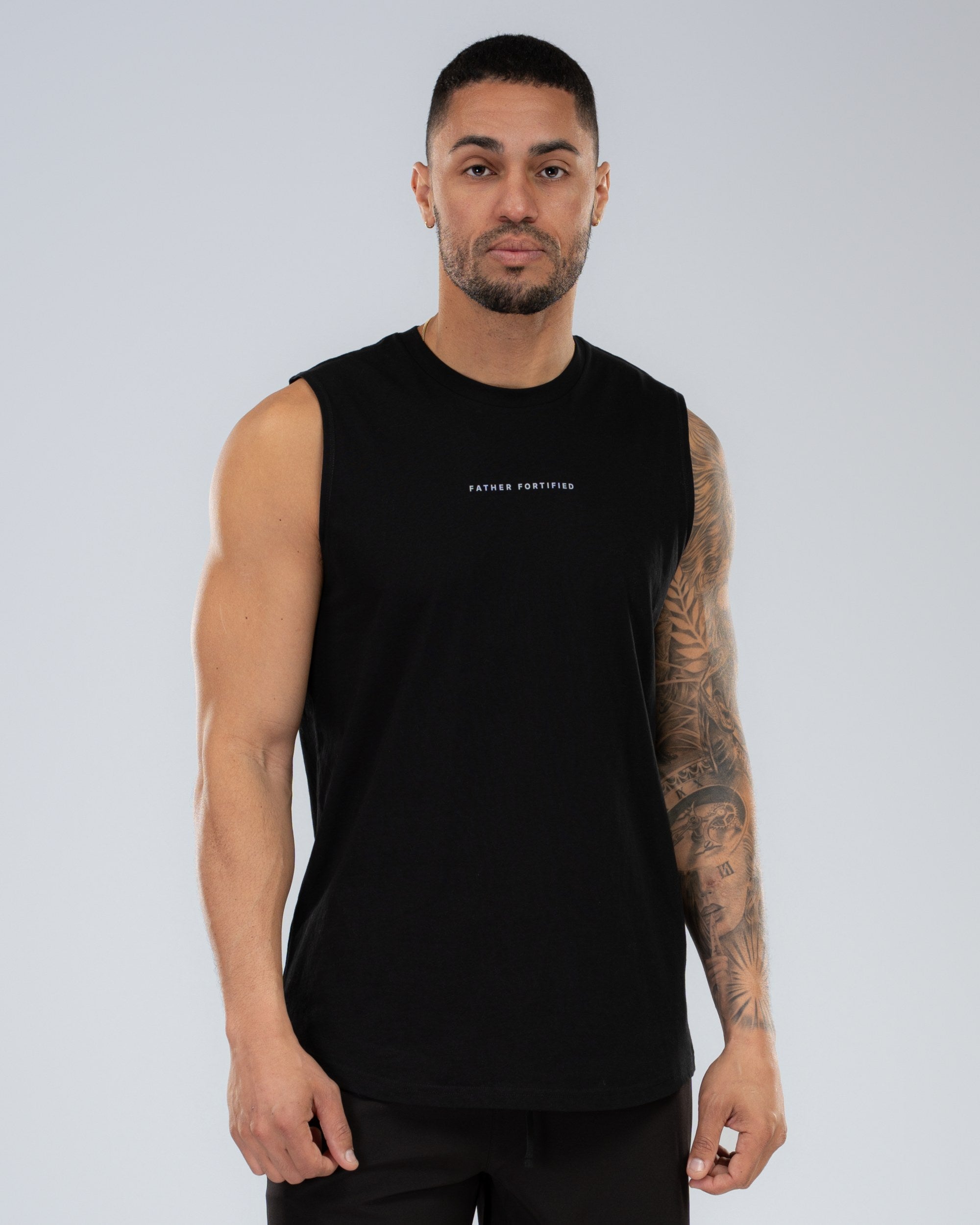 Father Fortified Forge Tank Black - Main cropped front