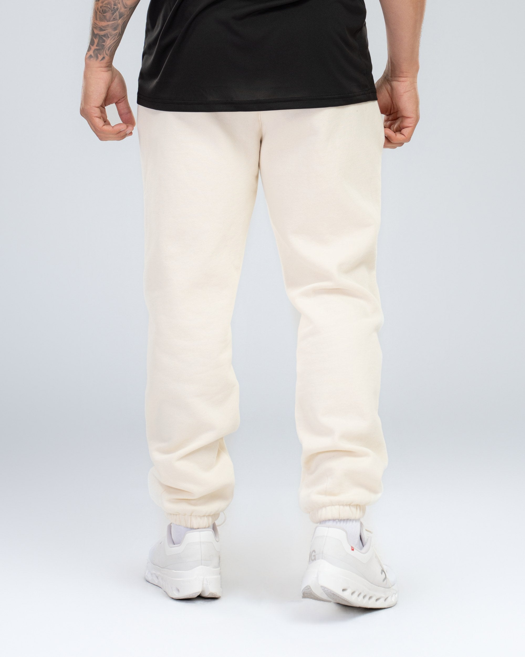 Father Fortified Anchor Midweight Jogger Ecru - Hover cropped back