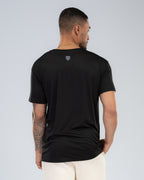 Father Fortified Apex Tech Tee Black - Hover cropped back