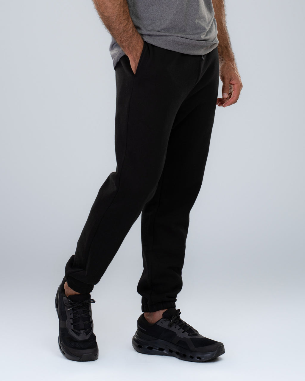 Father Fortified Anchor Midweight Jogger Black - Hover cropped side