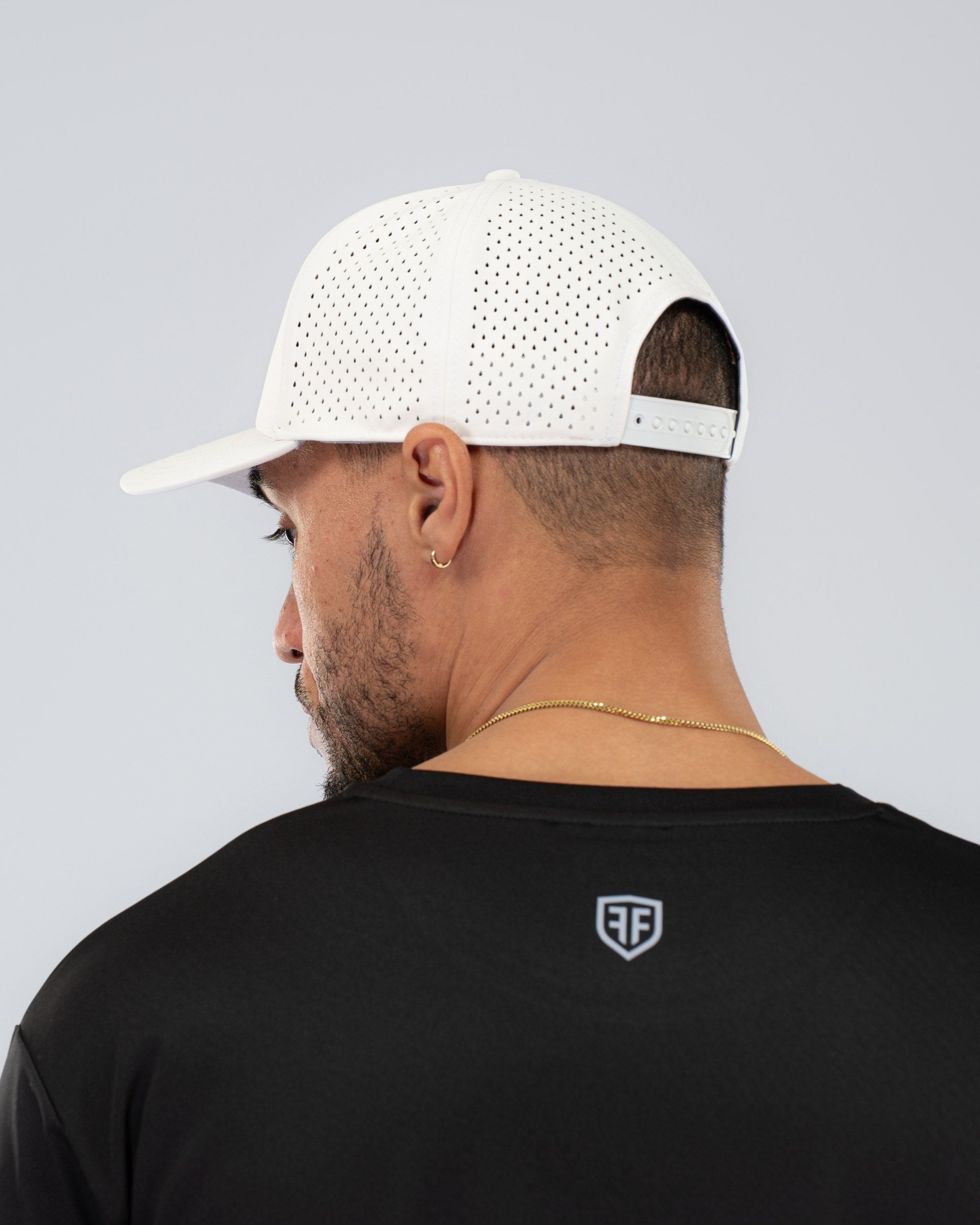 Legacy Icon Cap - Legacy Icon Cap – White - Side - Studio Ecomm
