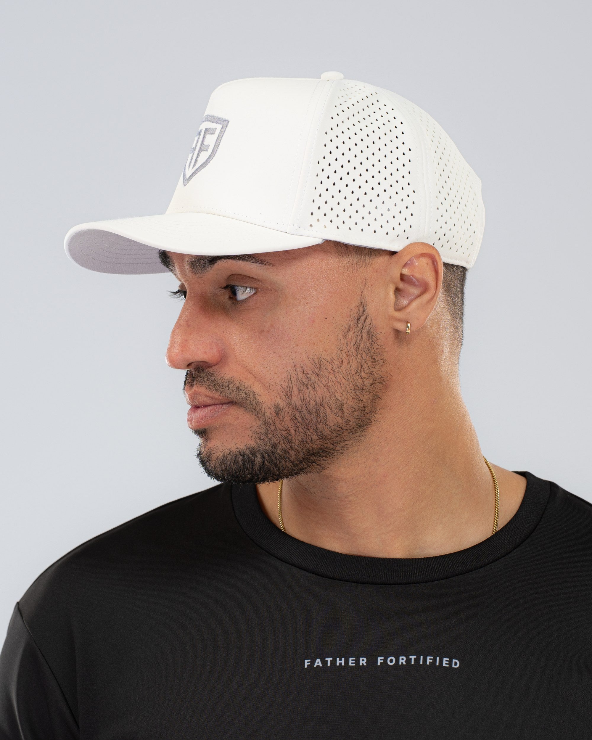 Legacy Icon Cap - Legacy Icon Cap – White - Back - Studio Ecomm