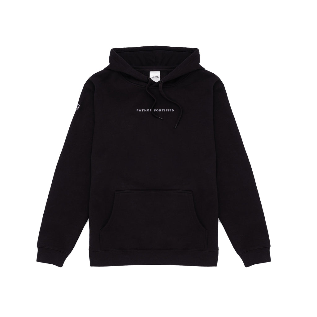 Father Fortified Anchor Midweight Pullover Black - Flat lay front