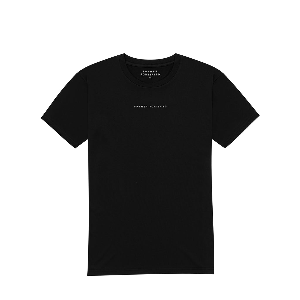 Father Fortified Apex Tech Tee Black - Flat lay front