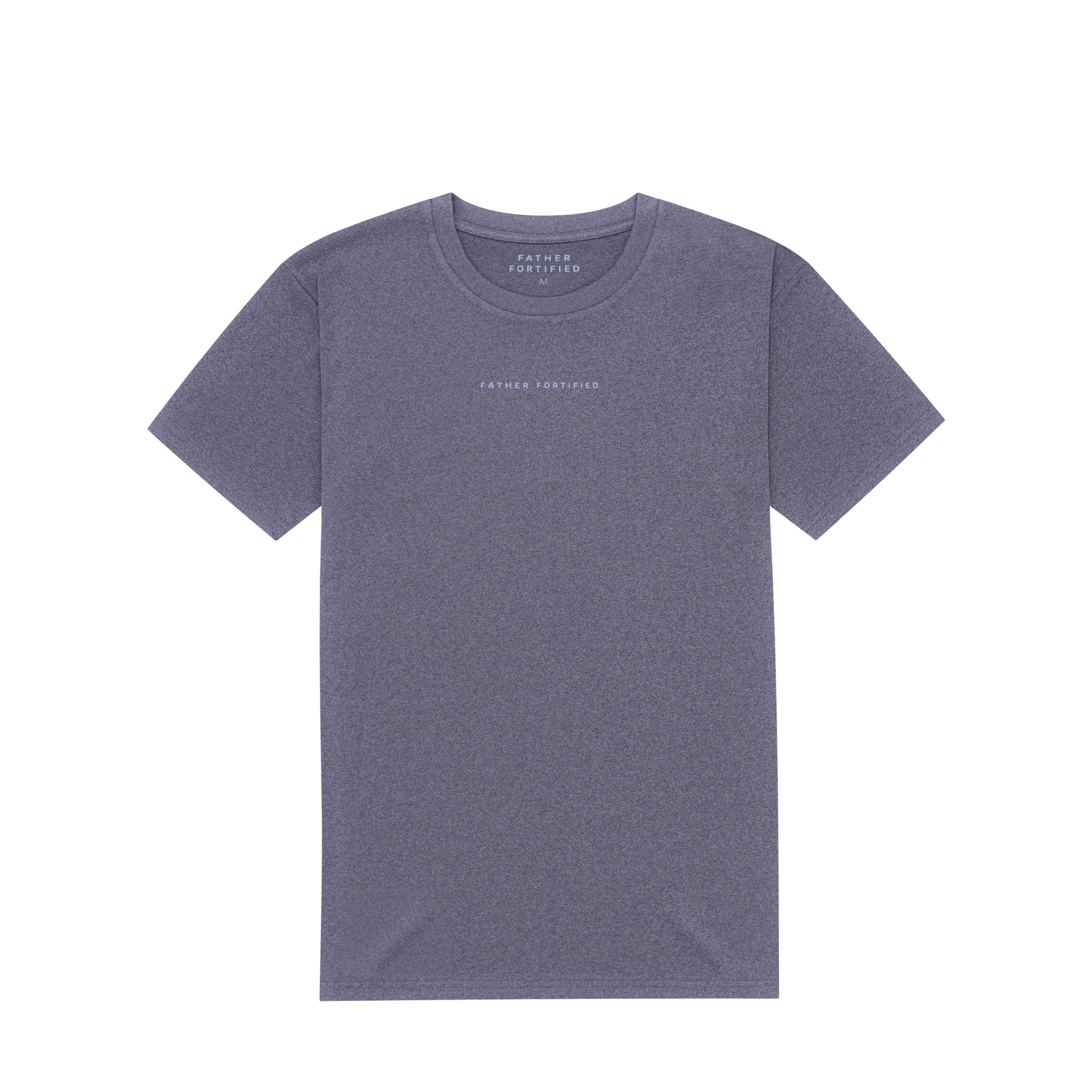 Father Fortified Apex Tech Tee Graphite - Flat lay front