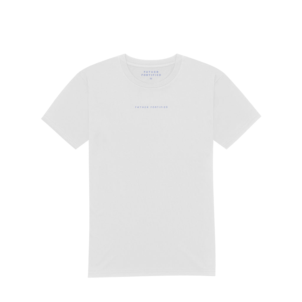 Father Fortified Apex Tech Tee White - Flat lay front