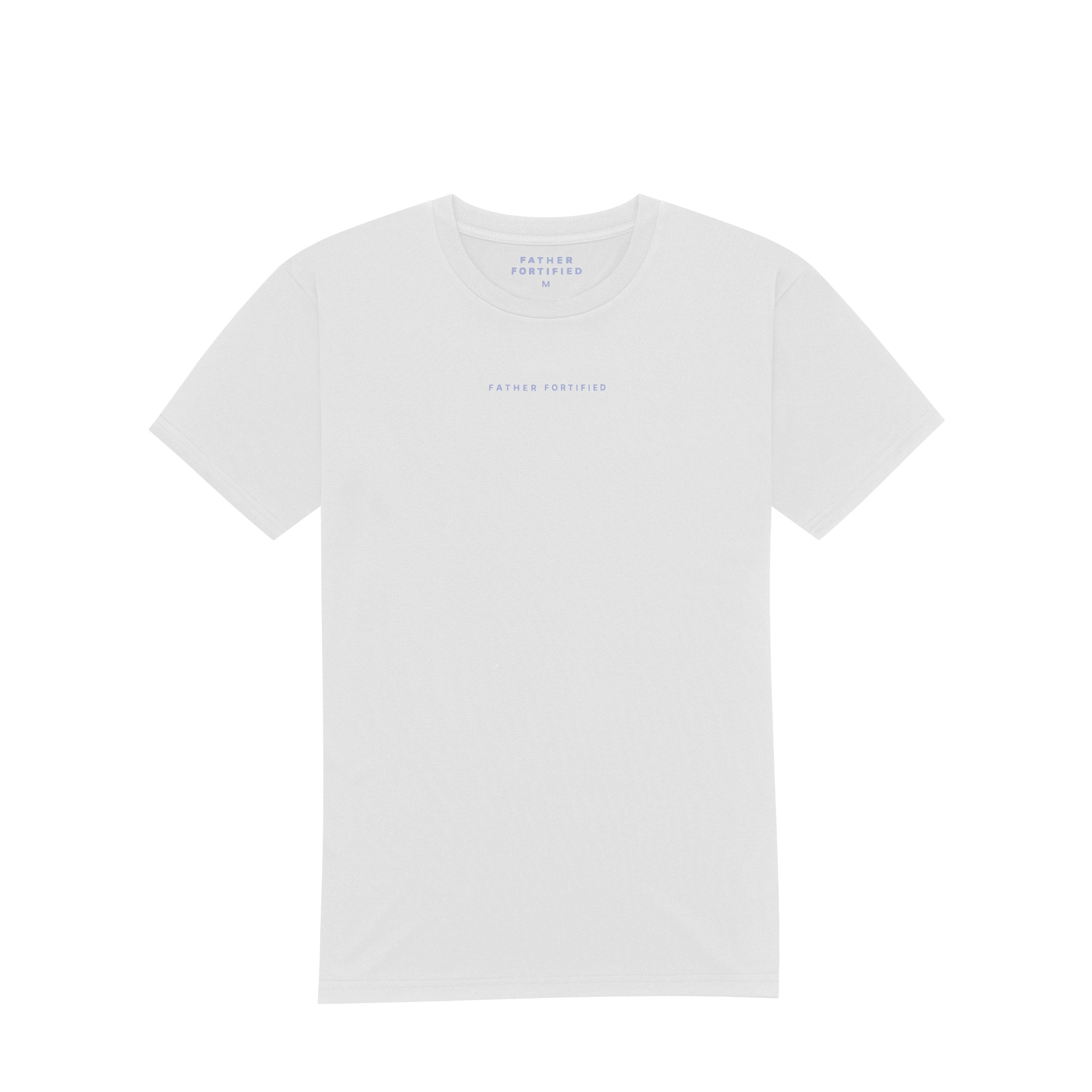Father Fortified Apex Tech Tee White - Flat lay front