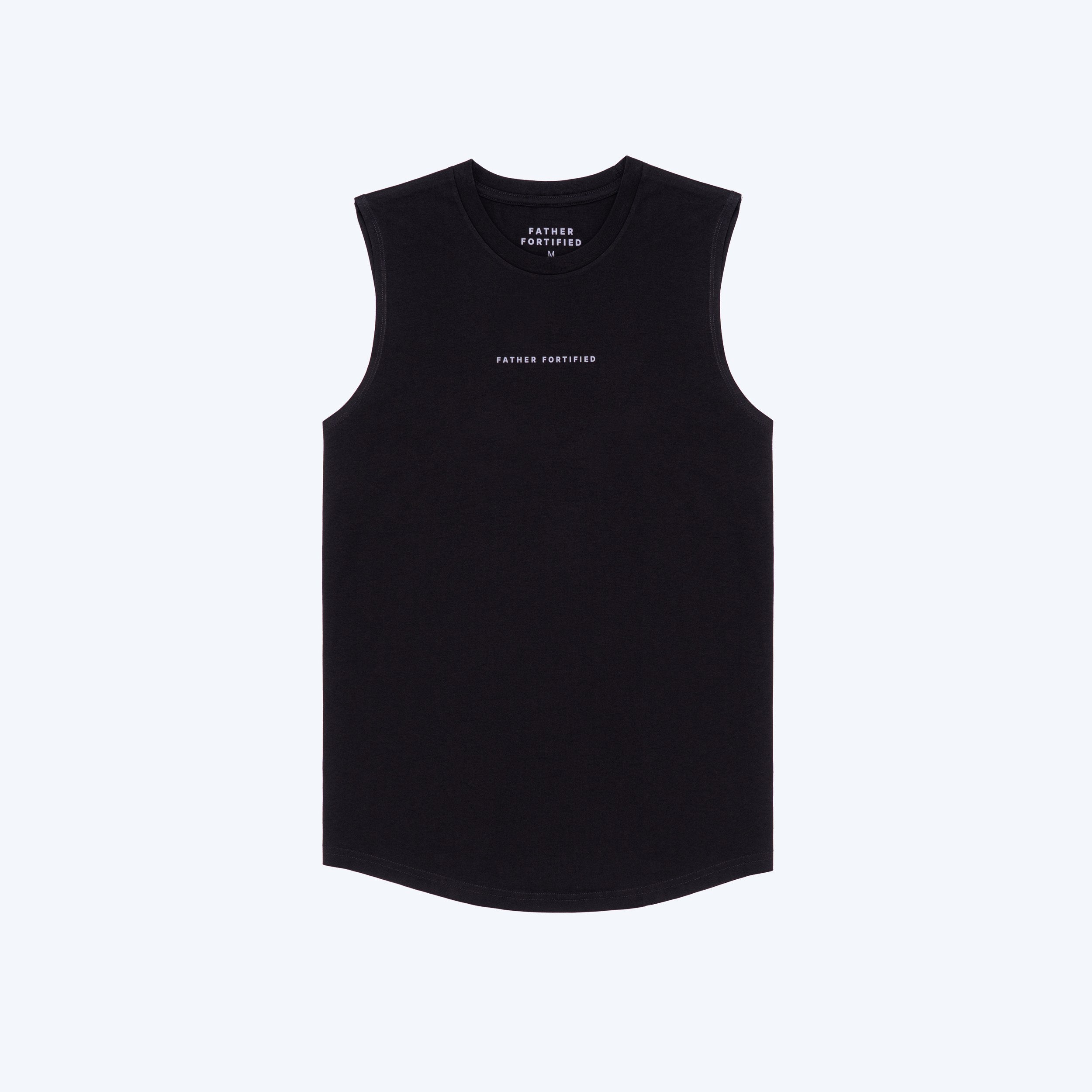 Father Fortified Forge Tank Black - Flat lay front