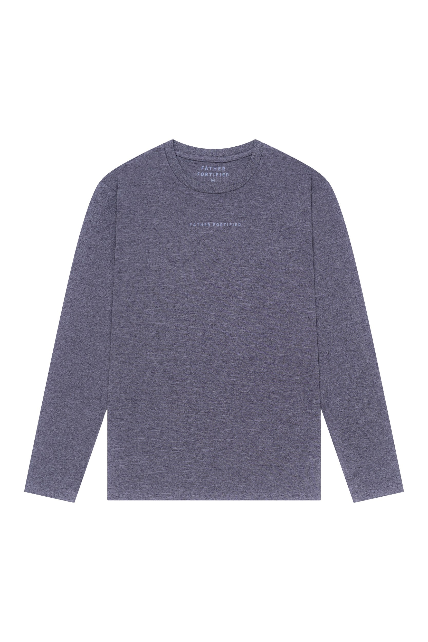 Father Fortified Range Tech Long Sleeve Graphite - Flat lay front