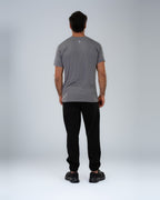 Anchor Midweight Jogger in Black, full-length back on model