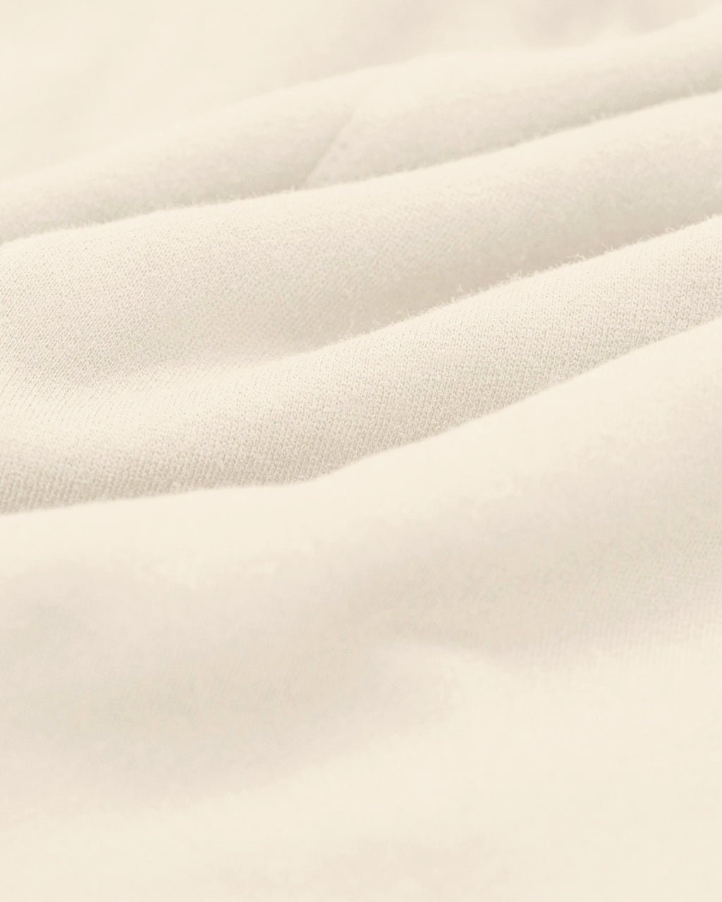 Anchor Midweight Jogger in Ecru, midweight fleece close-up