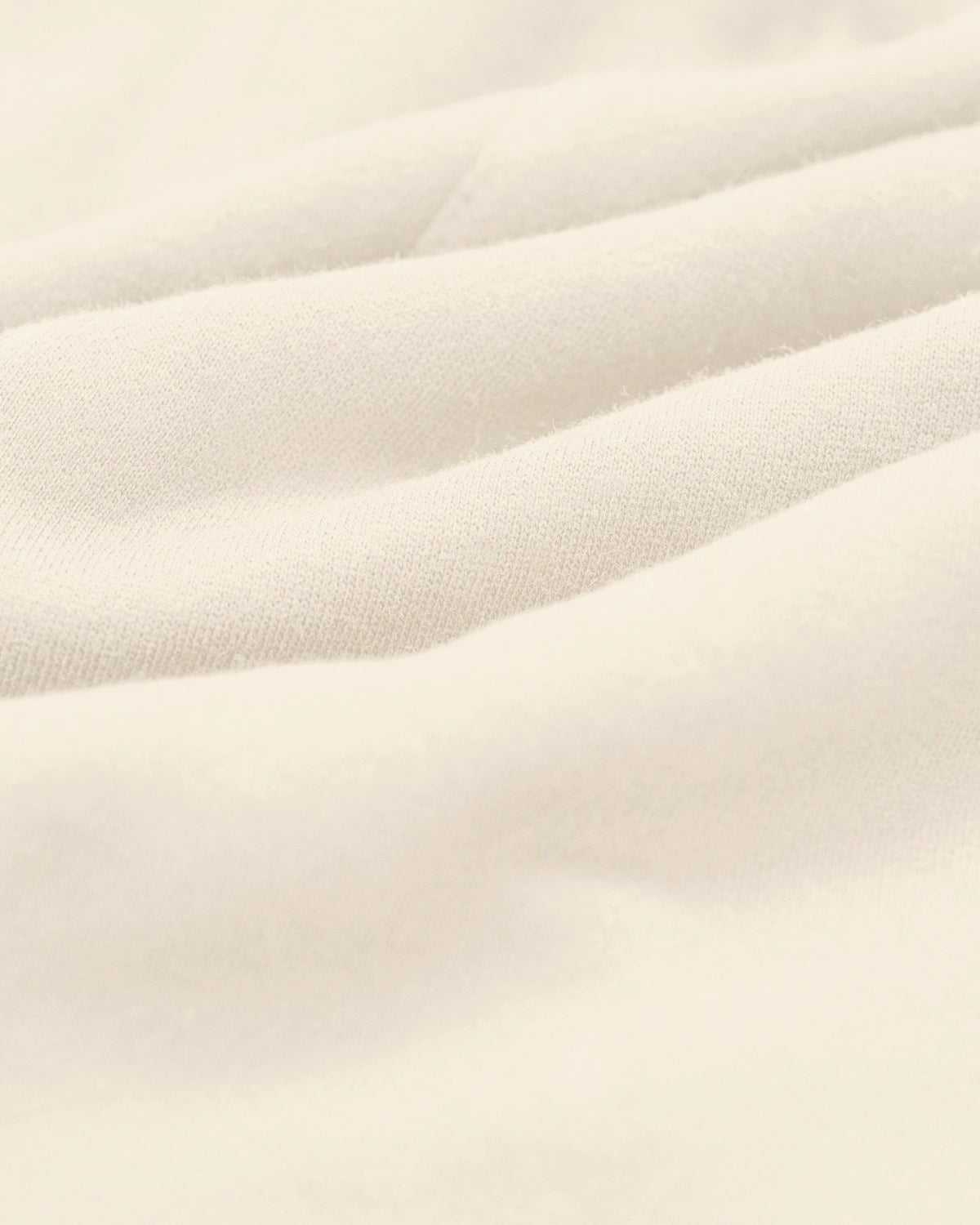 Anchor Midweight Jogger in Ecru, midweight fleece close-up