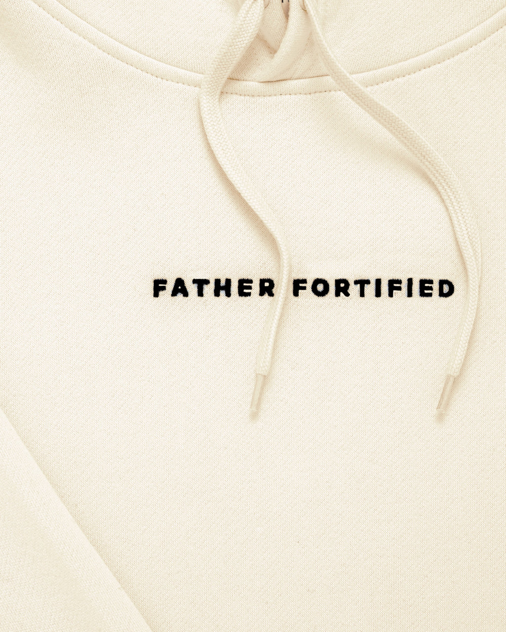 Anchor Pullover in Ecru, chest wordmark detail