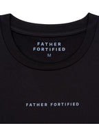 Apex Tech Tee in Black, printed neck label