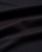 Apex Tech Tee in Black, fabric close-up