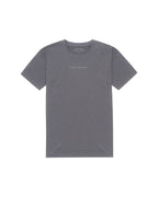Apex Tech Tee in Graphite, front