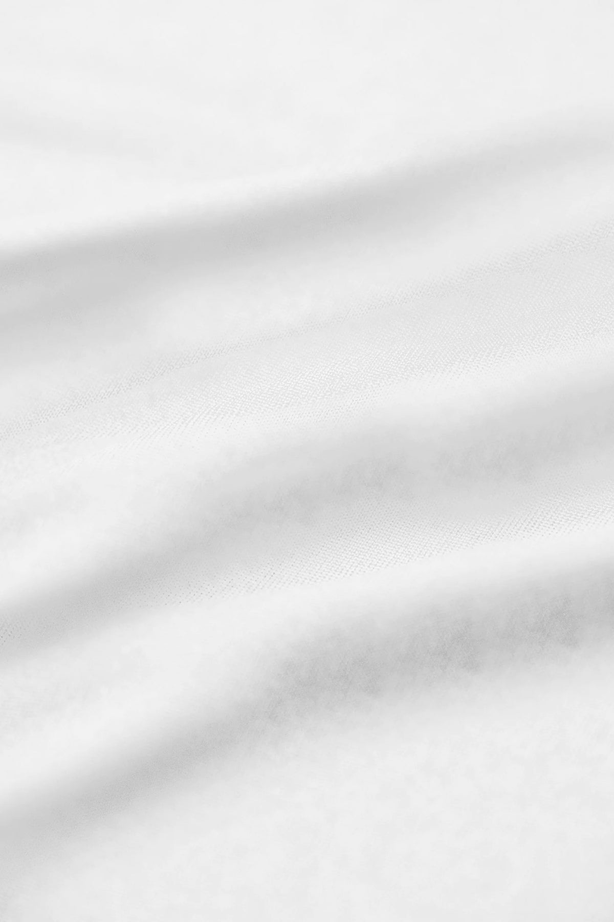 Apex Tech Tee in White, fabric close-up