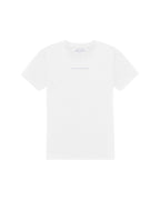 Apex Tech Tee in White, front