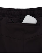 Core Short 6.5" in Black, zip back pocket