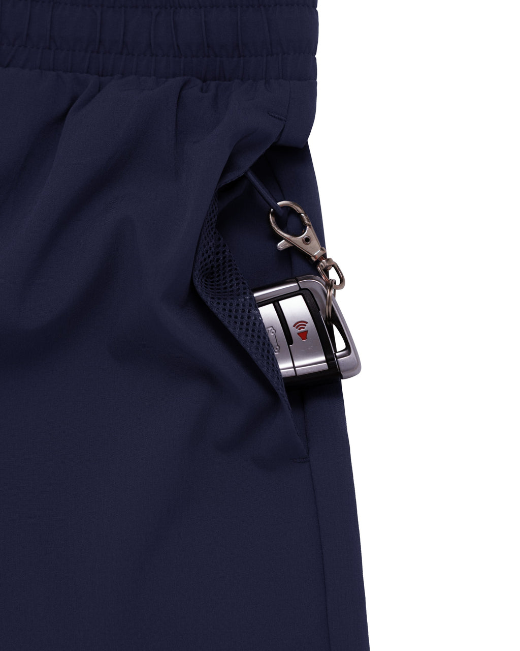 Core Short 6.5" in Midnight, side pocket with key loop