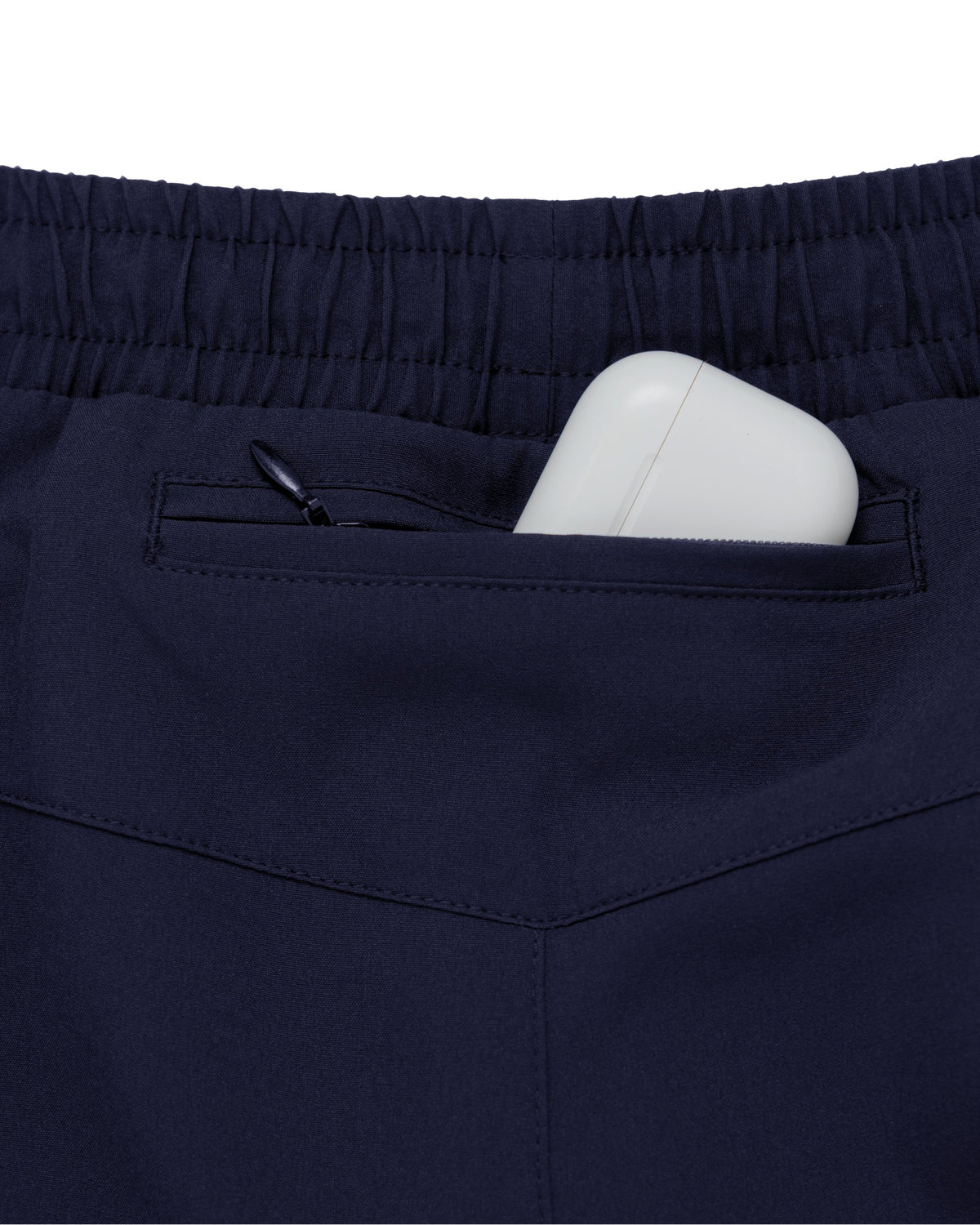 Core Short 6.5" in Midnight, zip back pocket