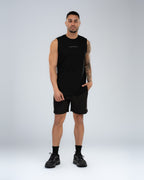 Forge Tank in Black, full-length front on model