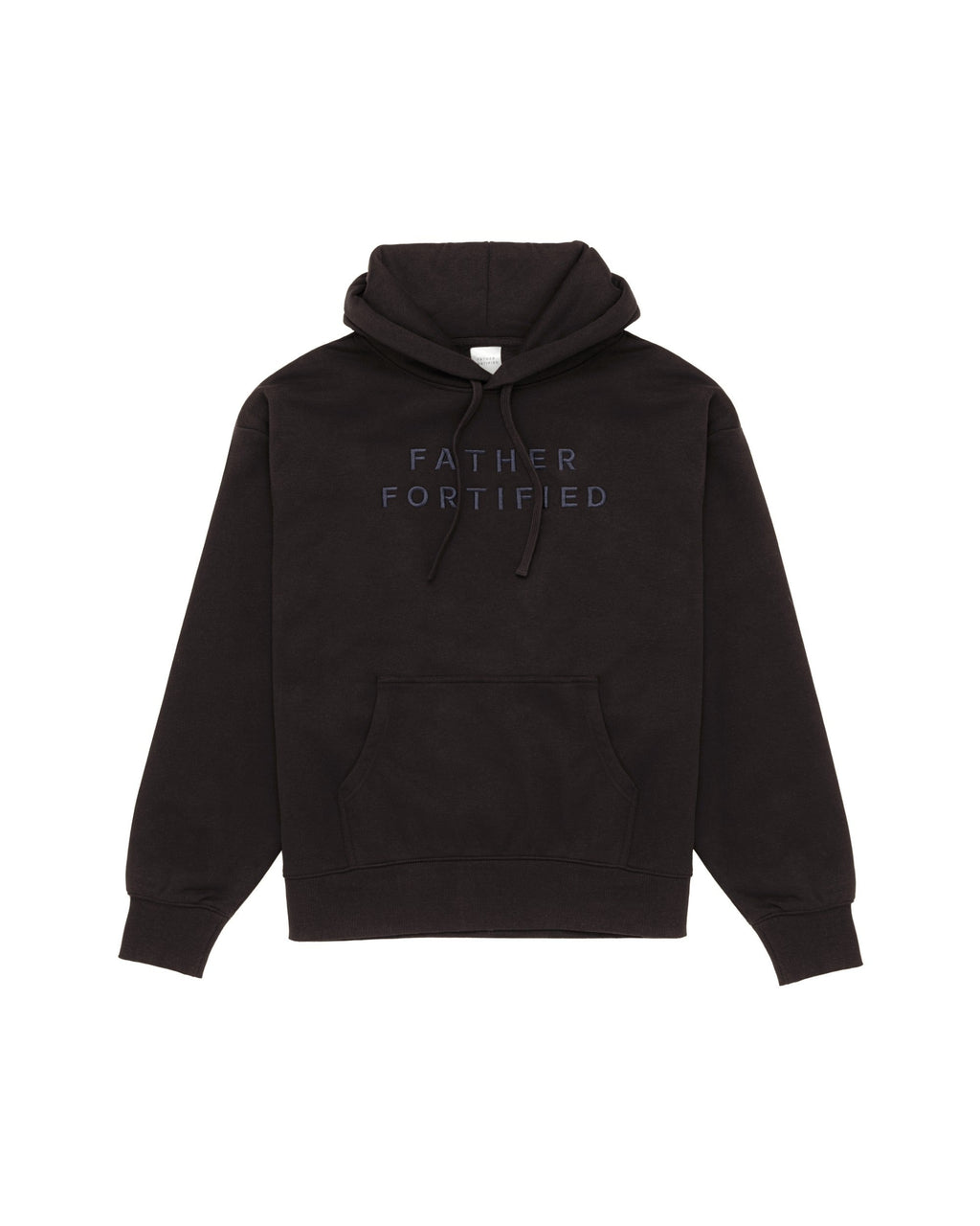 Mainstay Heavyweight Hoodie in Coal, front