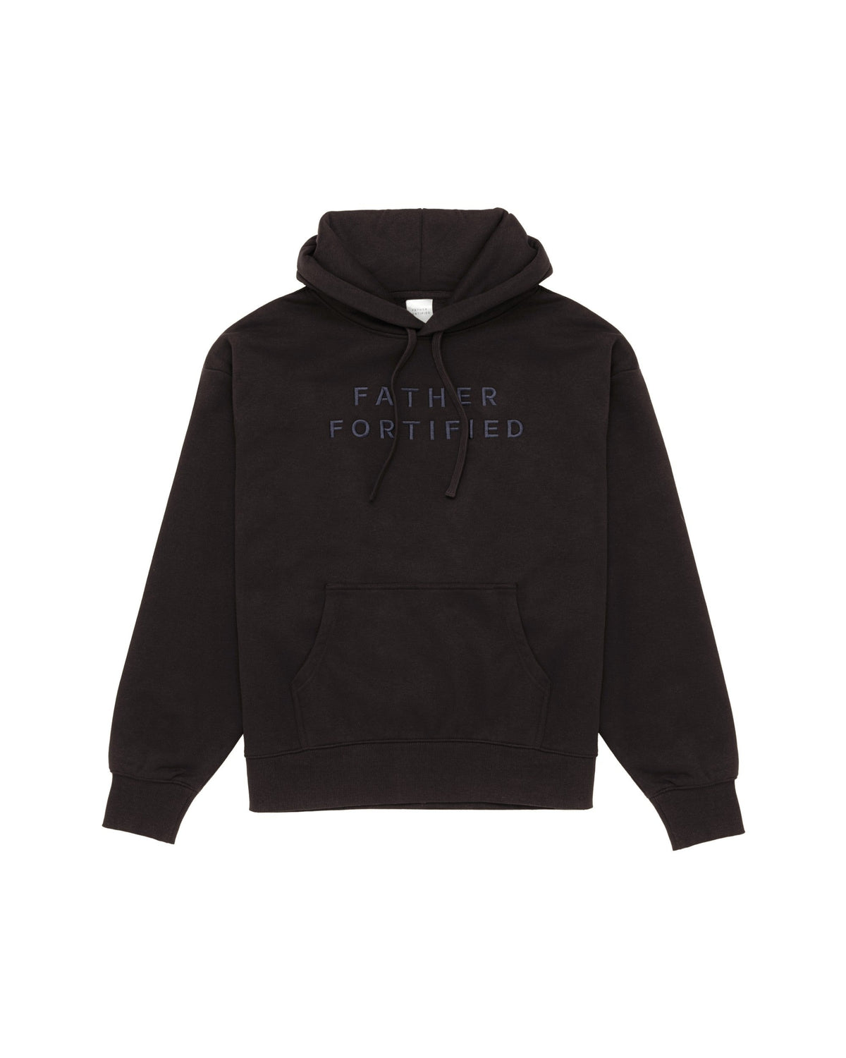 Mainstay Heavyweight Hoodie in Coal, front
