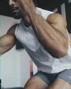 Forge Tank in White, battle rope training
