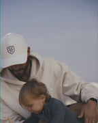 Legacy Icon Cap in White, on model