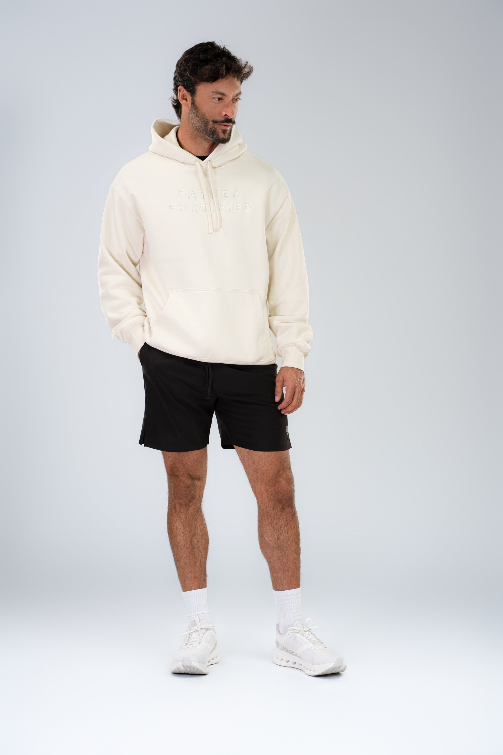 Mainstay Heavyweight Hoodie Ecru image 3