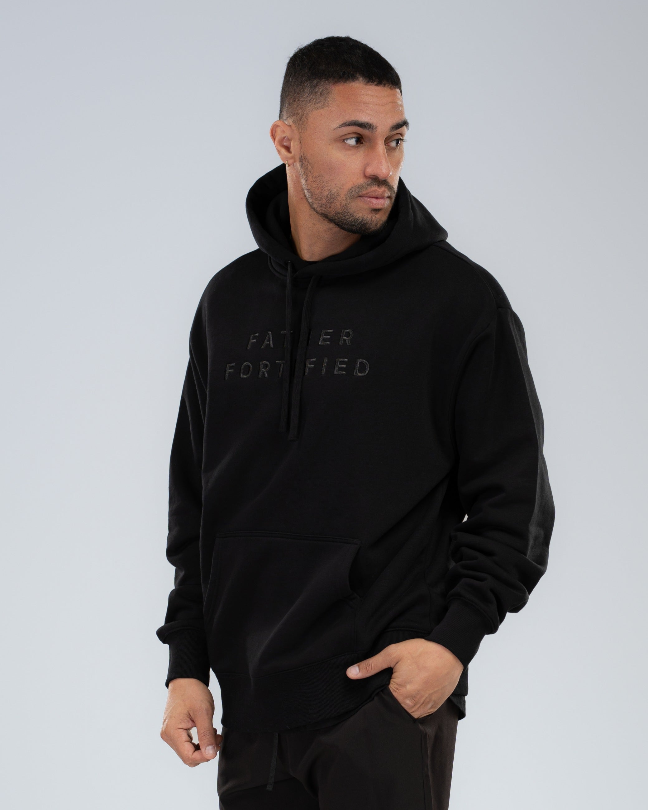 Mainstay Heavyweight Hoodie Black image 1